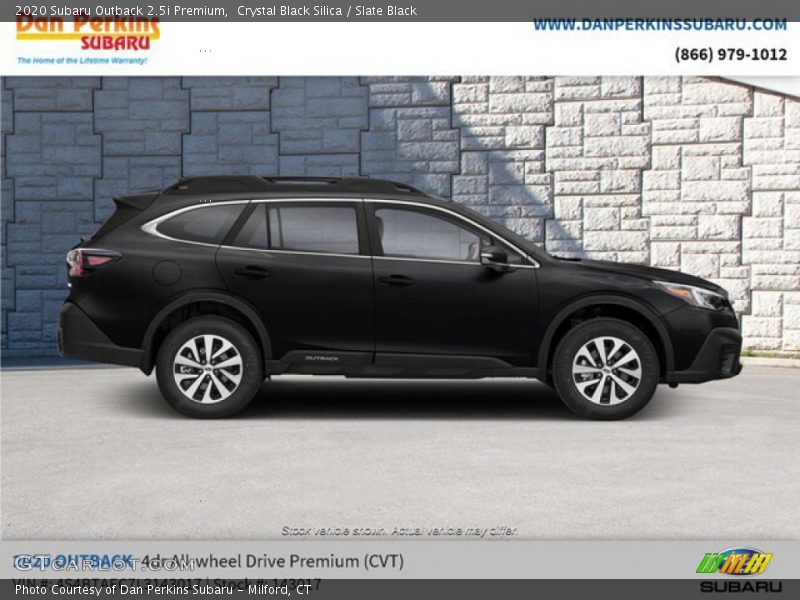 Crystal Black Silica / Slate Black 2020 Subaru Outback 2.5i Premium