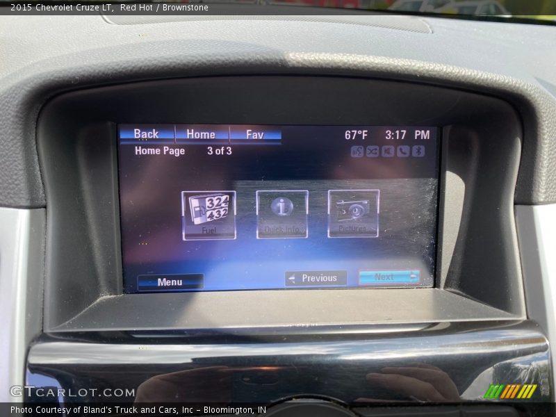 Red Hot / Brownstone 2015 Chevrolet Cruze LT