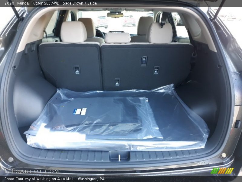 Sage Brown / Beige 2020 Hyundai Tucson SEL AWD