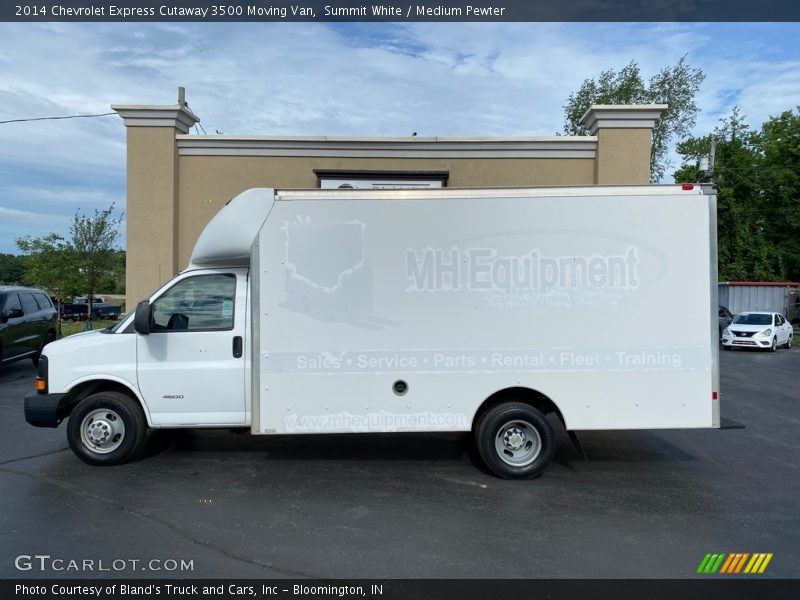 Summit White / Medium Pewter 2014 Chevrolet Express Cutaway 3500 Moving Van