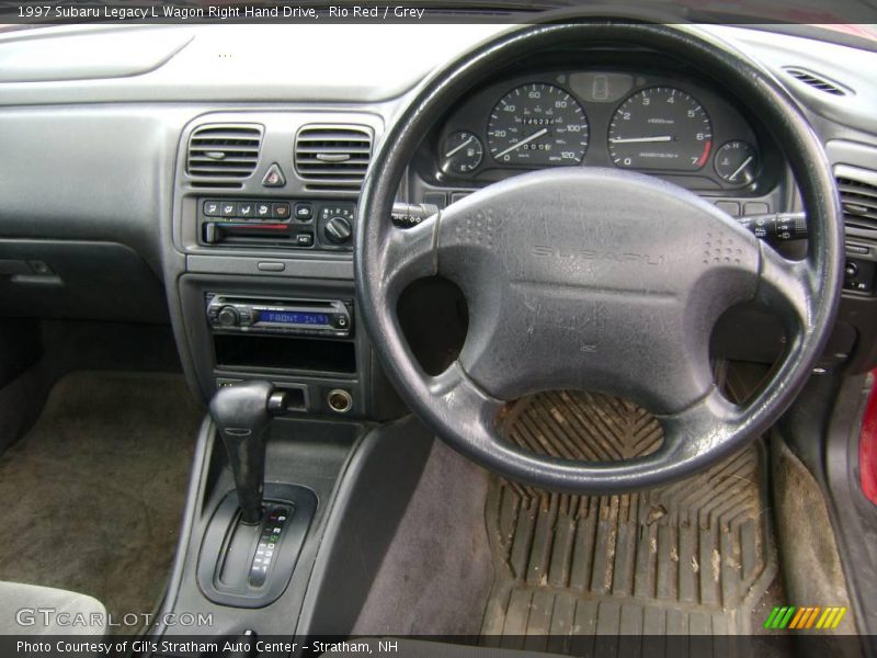 Rio Red / Grey 1997 Subaru Legacy L Wagon Right Hand Drive