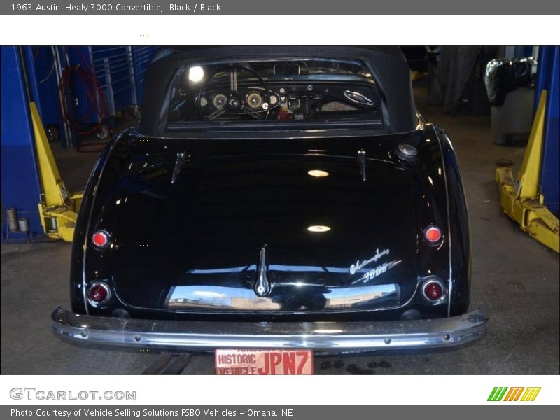 Black / Black 1963 Austin-Healy 3000 Convertible