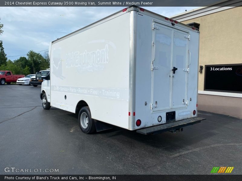 Summit White / Medium Pewter 2014 Chevrolet Express Cutaway 3500 Moving Van