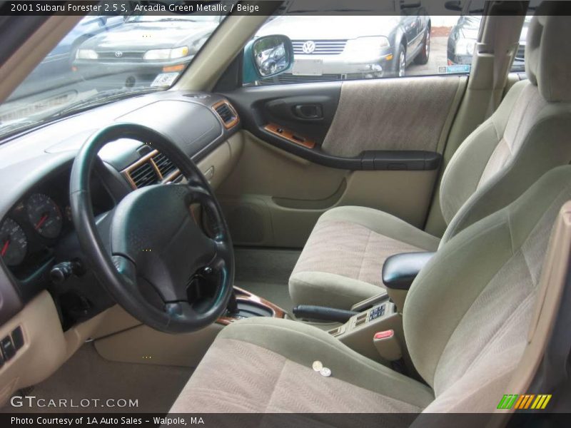 Arcadia Green Metallic / Beige 2001 Subaru Forester 2.5 S