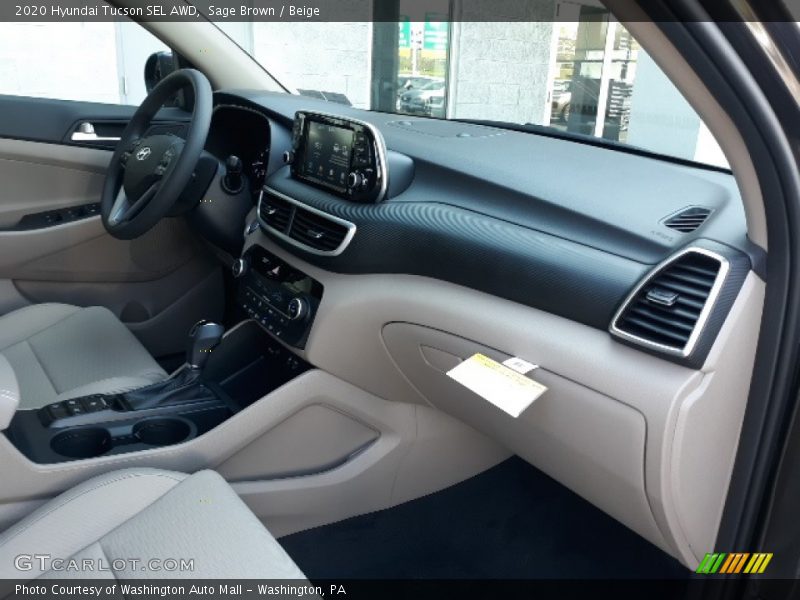 Sage Brown / Beige 2020 Hyundai Tucson SEL AWD