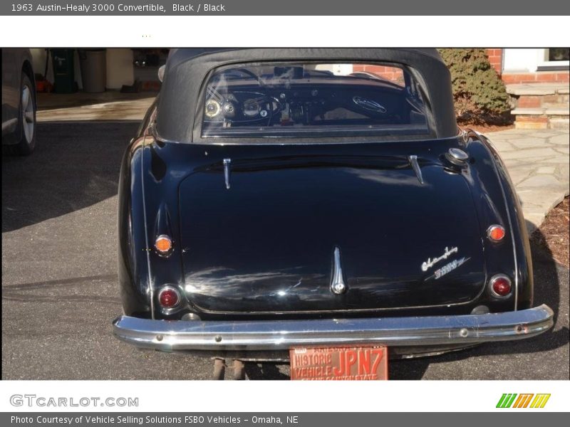 Black / Black 1963 Austin-Healy 3000 Convertible