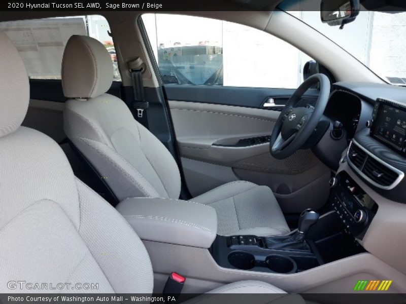 Sage Brown / Beige 2020 Hyundai Tucson SEL AWD