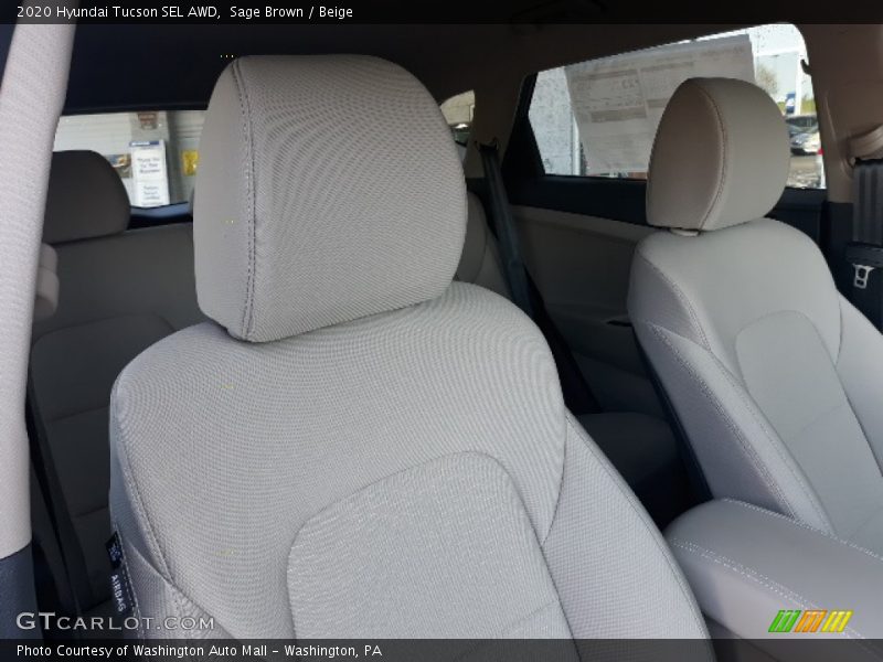 Sage Brown / Beige 2020 Hyundai Tucson SEL AWD
