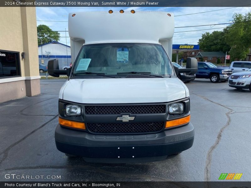 Summit White / Medium Pewter 2014 Chevrolet Express Cutaway 3500 Moving Van