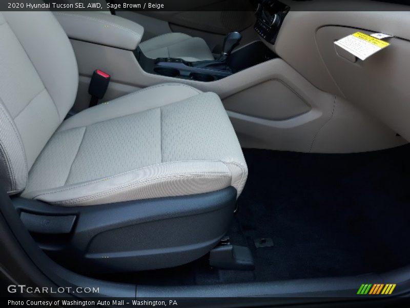 Sage Brown / Beige 2020 Hyundai Tucson SEL AWD