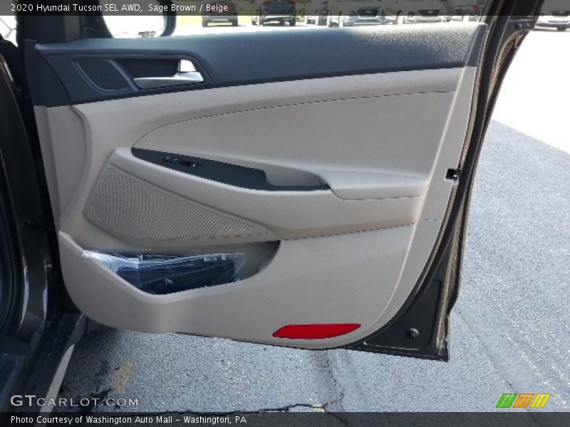 Sage Brown / Beige 2020 Hyundai Tucson SEL AWD