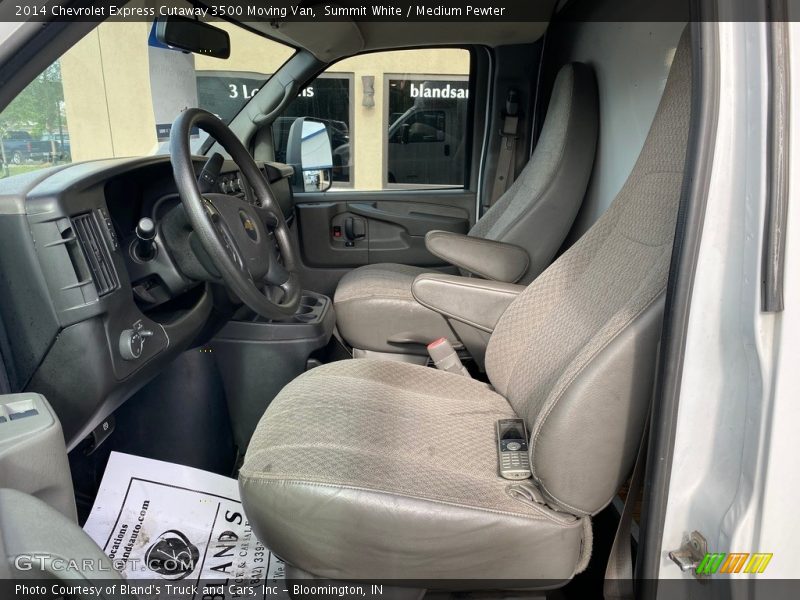 Summit White / Medium Pewter 2014 Chevrolet Express Cutaway 3500 Moving Van
