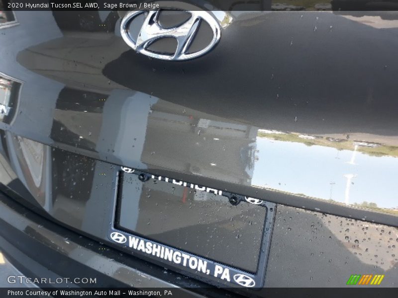 Sage Brown / Beige 2020 Hyundai Tucson SEL AWD