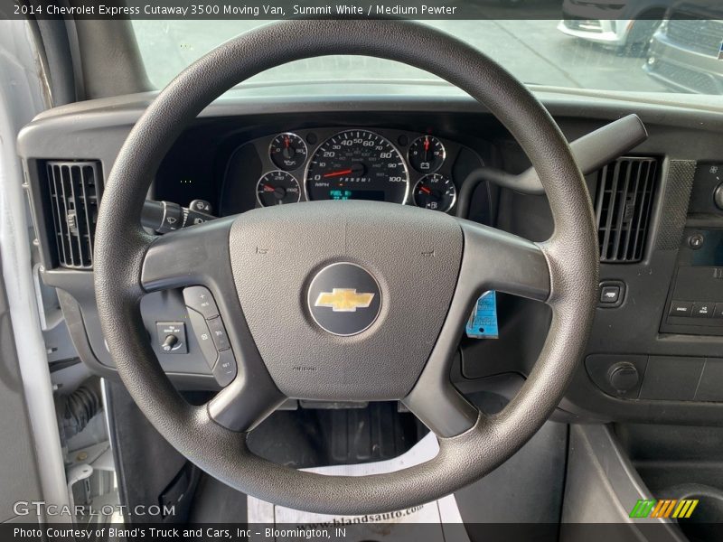 Summit White / Medium Pewter 2014 Chevrolet Express Cutaway 3500 Moving Van