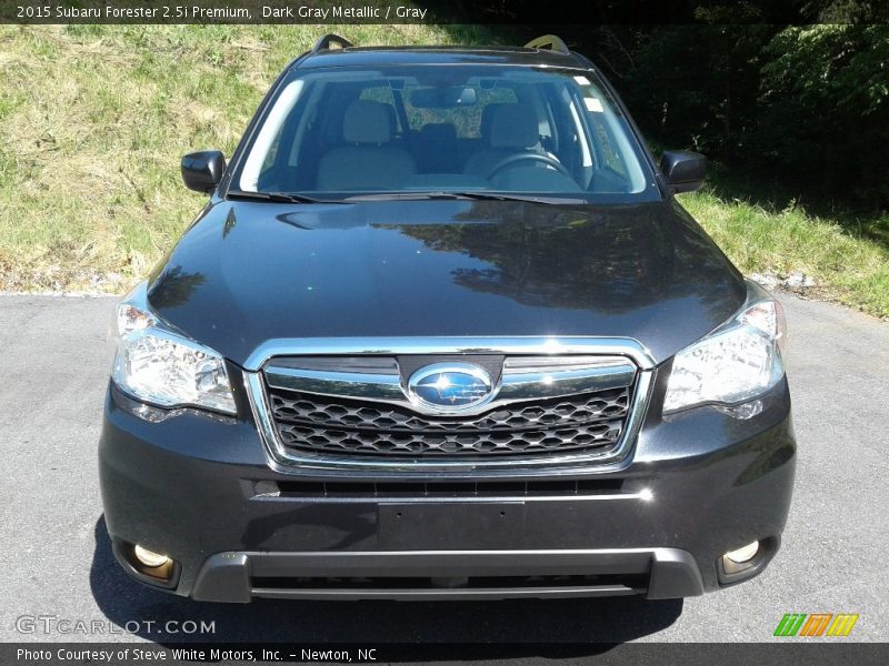 Dark Gray Metallic / Gray 2015 Subaru Forester 2.5i Premium