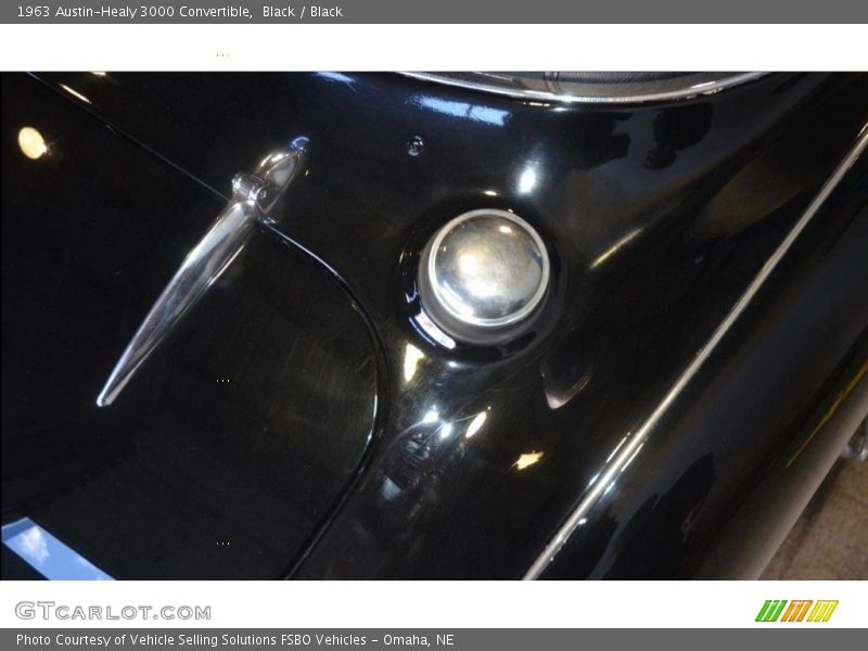 Black / Black 1963 Austin-Healy 3000 Convertible