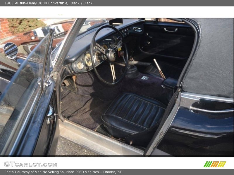 Black / Black 1963 Austin-Healy 3000 Convertible
