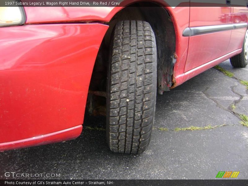 Rio Red / Grey 1997 Subaru Legacy L Wagon Right Hand Drive