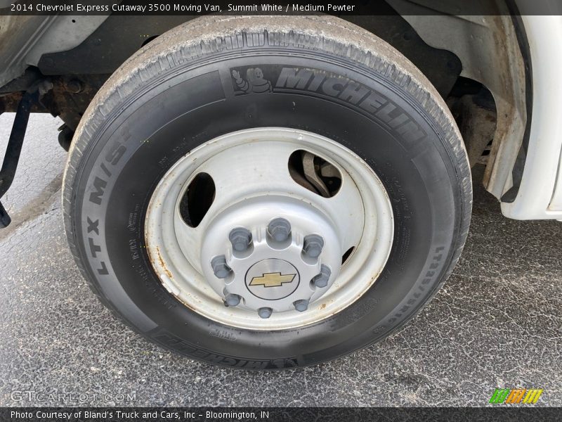 Summit White / Medium Pewter 2014 Chevrolet Express Cutaway 3500 Moving Van