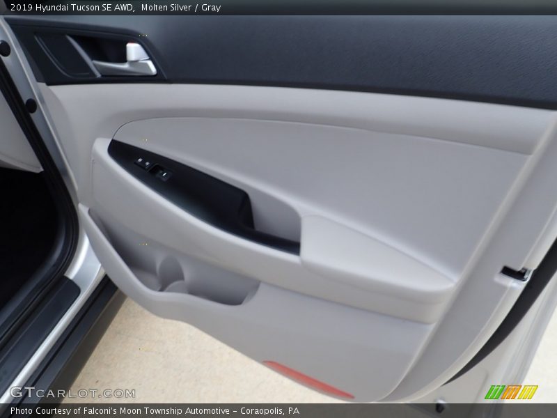 Molten Silver / Gray 2019 Hyundai Tucson SE AWD