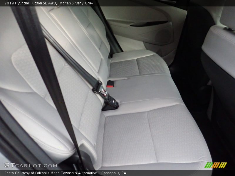 Molten Silver / Gray 2019 Hyundai Tucson SE AWD