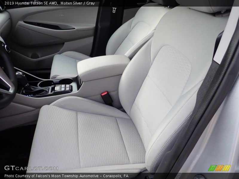 Molten Silver / Gray 2019 Hyundai Tucson SE AWD