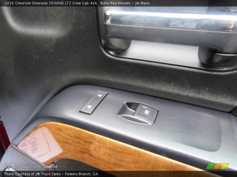 Butte Red Metallic / Jet Black 2016 Chevrolet Silverado 3500HD LTZ Crew Cab 4x4