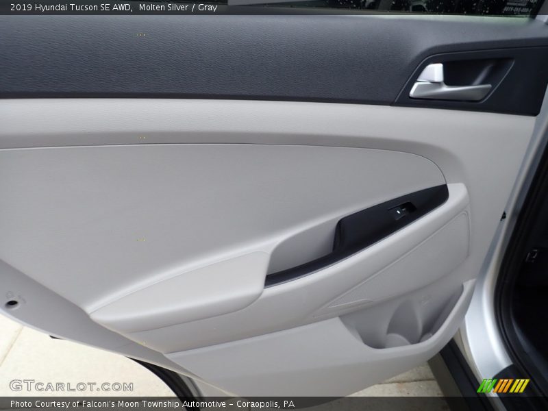 Molten Silver / Gray 2019 Hyundai Tucson SE AWD