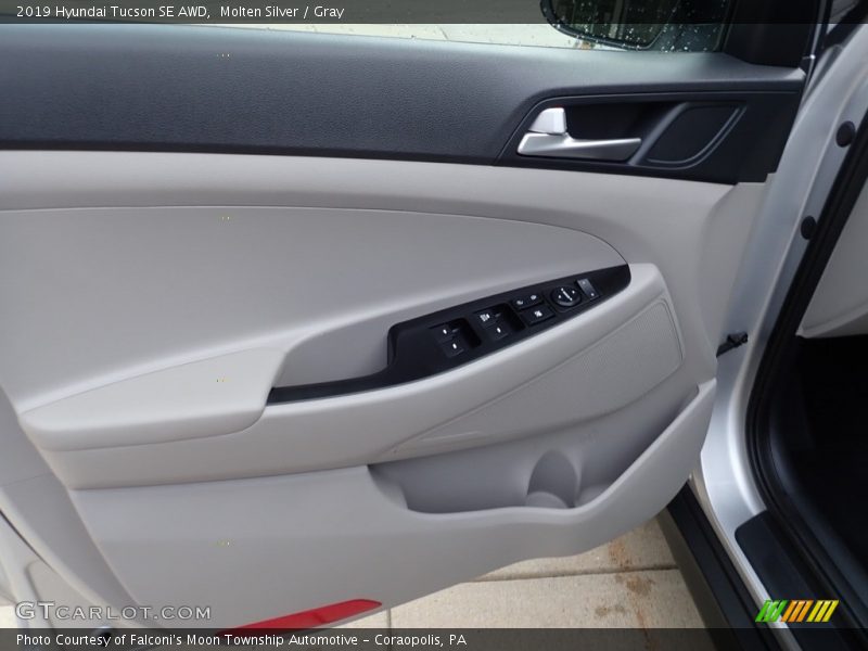 Molten Silver / Gray 2019 Hyundai Tucson SE AWD