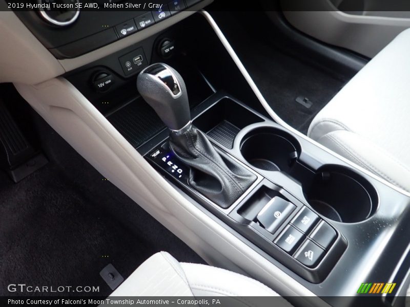 Molten Silver / Gray 2019 Hyundai Tucson SE AWD