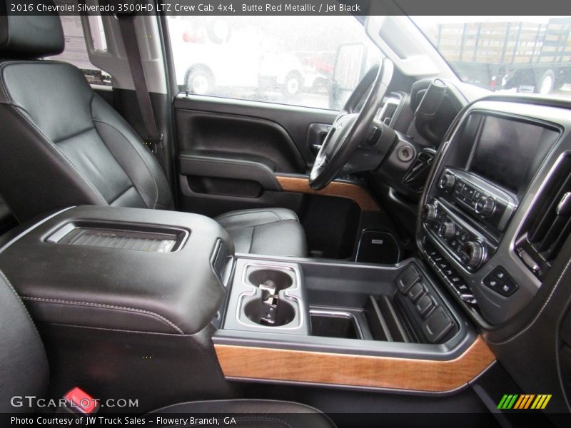 Butte Red Metallic / Jet Black 2016 Chevrolet Silverado 3500HD LTZ Crew Cab 4x4