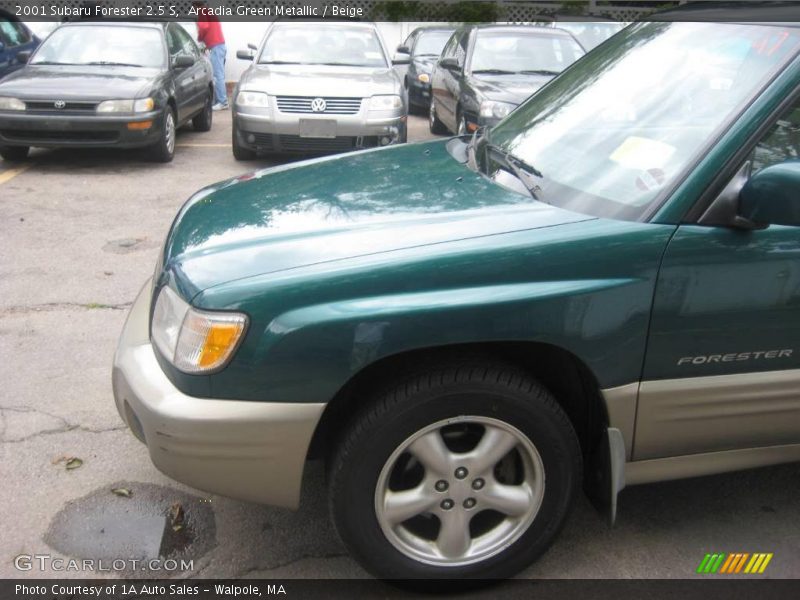 Arcadia Green Metallic / Beige 2001 Subaru Forester 2.5 S