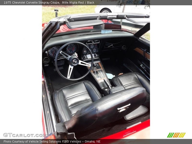 Mille Miglia Red / Black 1975 Chevrolet Corvette Stingray Coupe