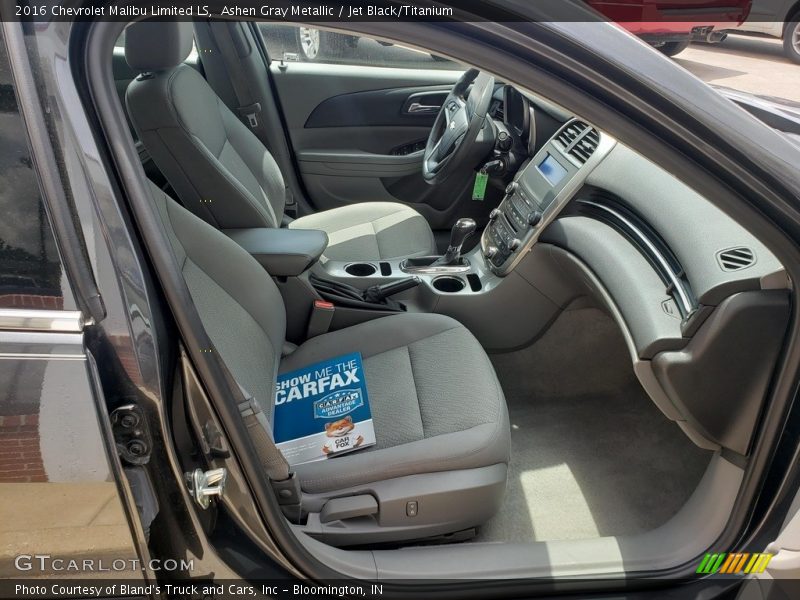 Ashen Gray Metallic / Jet Black/Titanium 2016 Chevrolet Malibu Limited LS