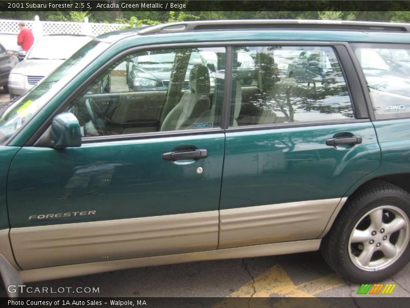 Arcadia Green Metallic / Beige 2001 Subaru Forester 2.5 S