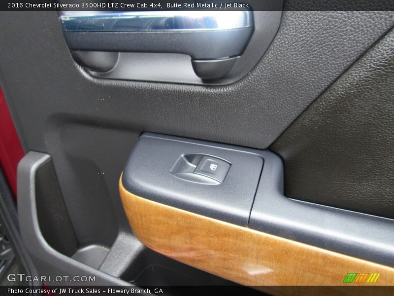 Butte Red Metallic / Jet Black 2016 Chevrolet Silverado 3500HD LTZ Crew Cab 4x4