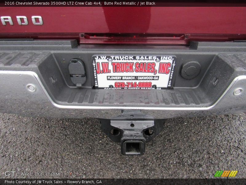 Butte Red Metallic / Jet Black 2016 Chevrolet Silverado 3500HD LTZ Crew Cab 4x4