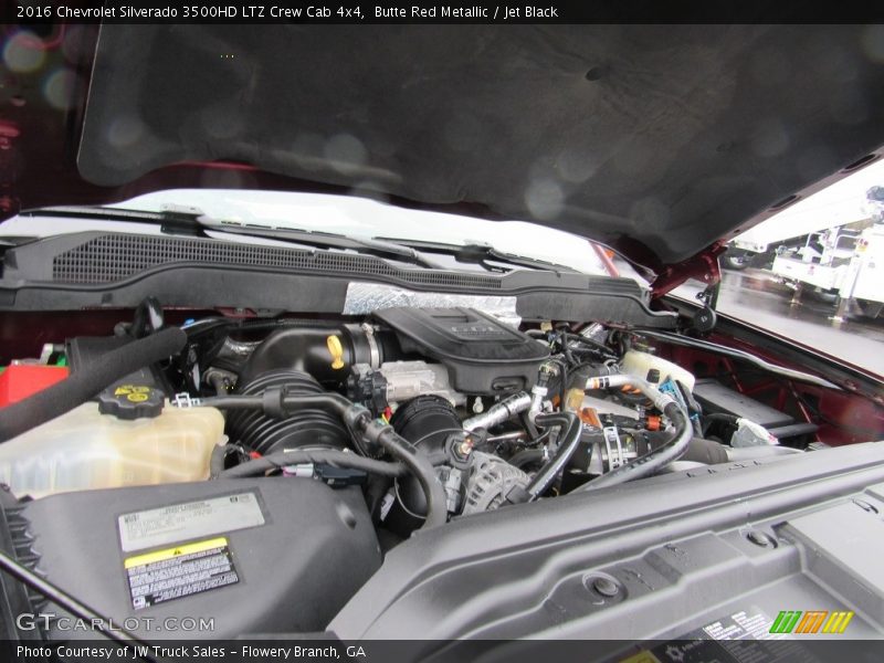 Butte Red Metallic / Jet Black 2016 Chevrolet Silverado 3500HD LTZ Crew Cab 4x4