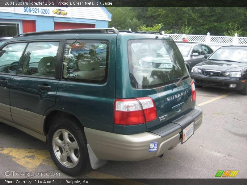 Arcadia Green Metallic / Beige 2001 Subaru Forester 2.5 S