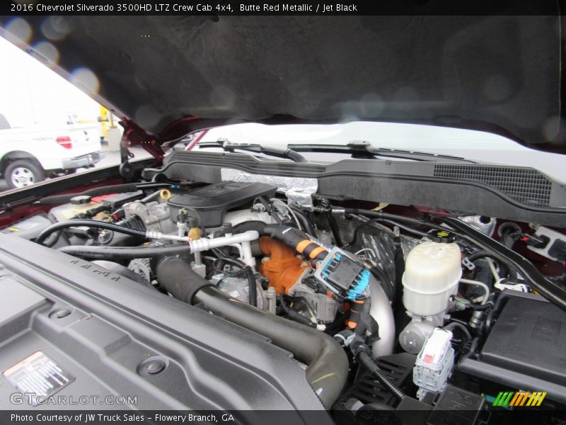 Butte Red Metallic / Jet Black 2016 Chevrolet Silverado 3500HD LTZ Crew Cab 4x4