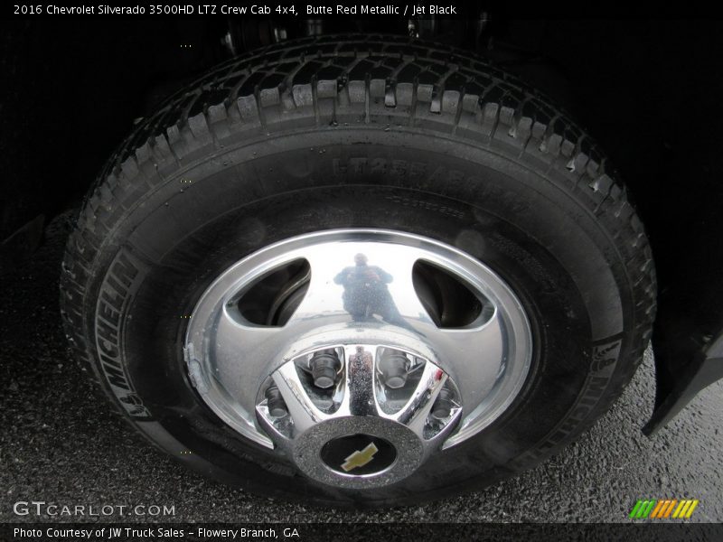 Butte Red Metallic / Jet Black 2016 Chevrolet Silverado 3500HD LTZ Crew Cab 4x4