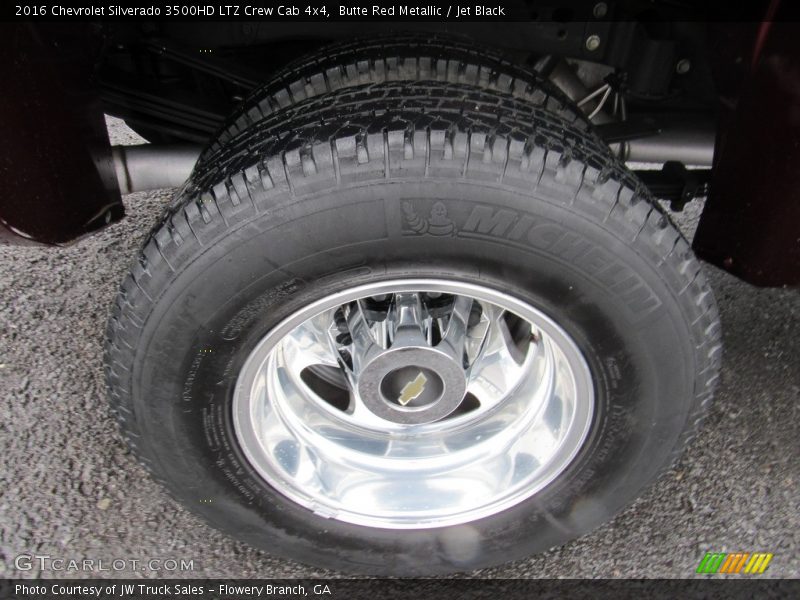 Butte Red Metallic / Jet Black 2016 Chevrolet Silverado 3500HD LTZ Crew Cab 4x4