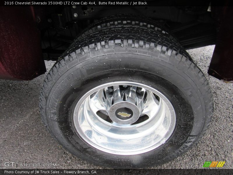 Butte Red Metallic / Jet Black 2016 Chevrolet Silverado 3500HD LTZ Crew Cab 4x4