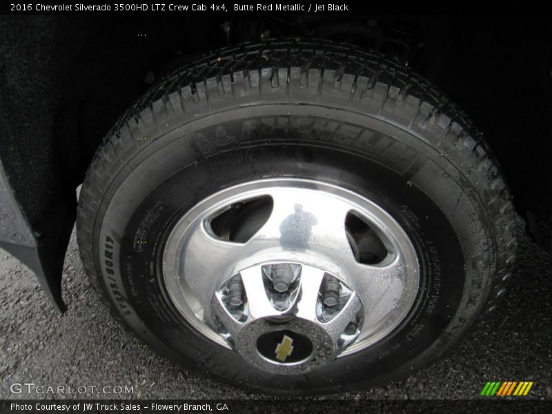 Butte Red Metallic / Jet Black 2016 Chevrolet Silverado 3500HD LTZ Crew Cab 4x4