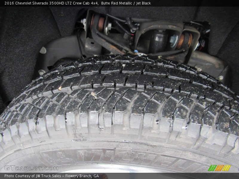 Butte Red Metallic / Jet Black 2016 Chevrolet Silverado 3500HD LTZ Crew Cab 4x4