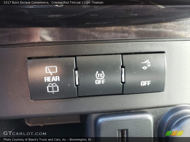 Crimson Red Tintcoat / Light Titanium 2017 Buick Enclave Convenience