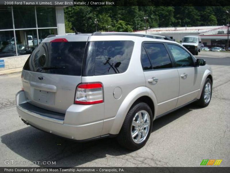 Silver Birch Metallic / Charcoal Black 2008 Ford Taurus X Limited