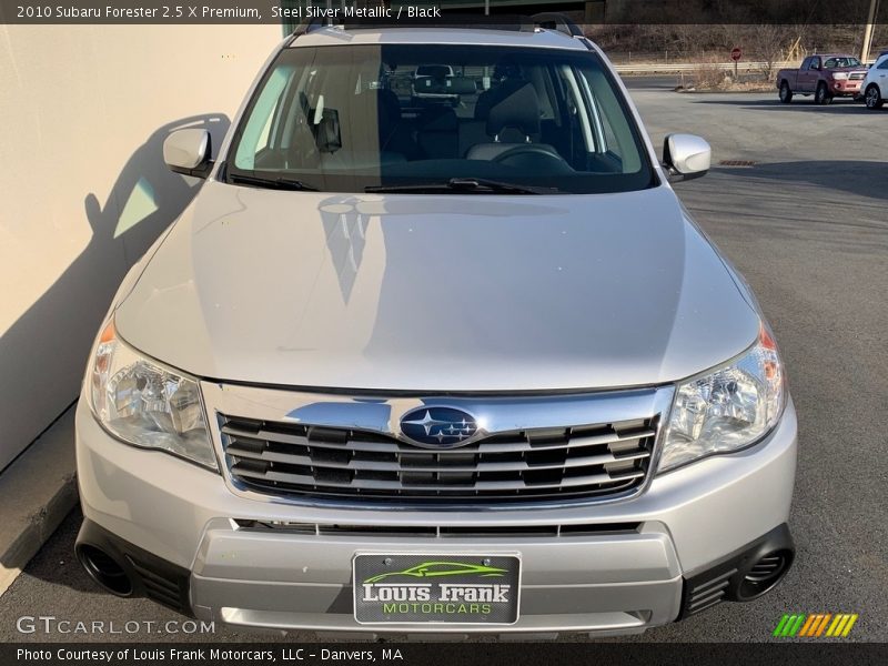 Steel Silver Metallic / Black 2010 Subaru Forester 2.5 X Premium