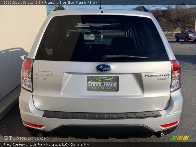 Steel Silver Metallic / Black 2010 Subaru Forester 2.5 X Premium