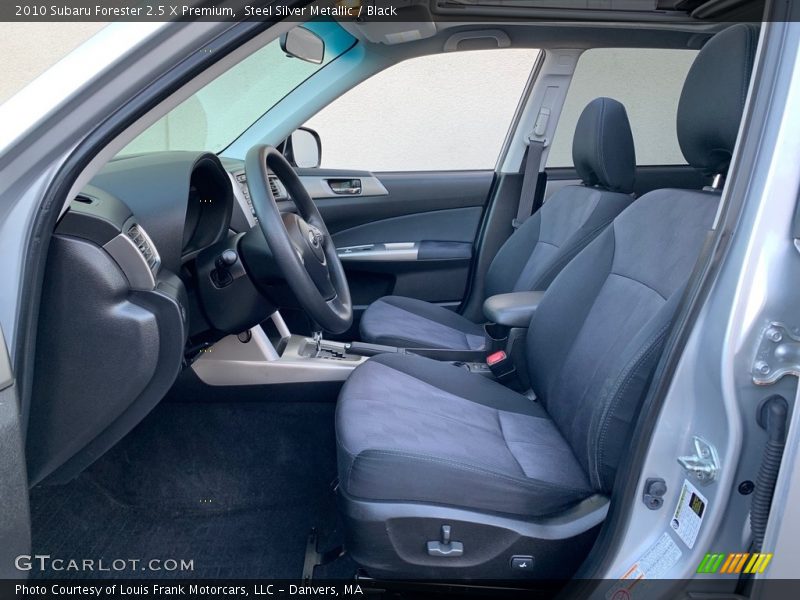 Steel Silver Metallic / Black 2010 Subaru Forester 2.5 X Premium